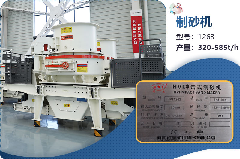 1263制砂機時產多少噸？價格多少？