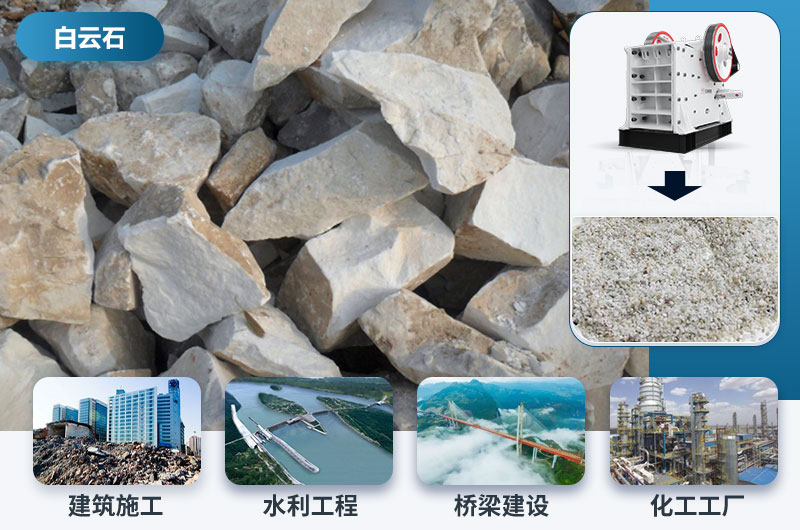 白云石破碎后應用領域 白云石破碎后應用領域
