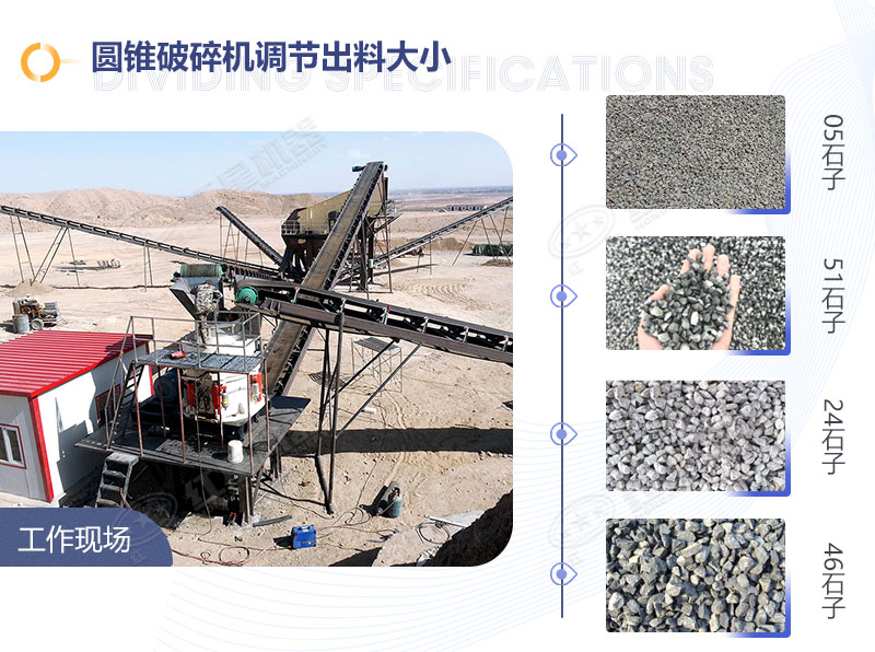 圓錐破碎機工作現場 圓錐破碎機工作現場