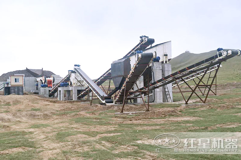 內蒙古客戶白云石制砂生產線 內蒙古客戶白云石制砂生產線