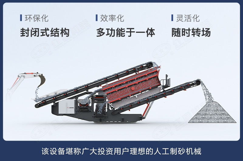 智能化可移動(dòng)制砂設(shè)備性能優(yōu)勢 智能化可移動(dòng)制砂設(shè)備性能優(yōu)勢