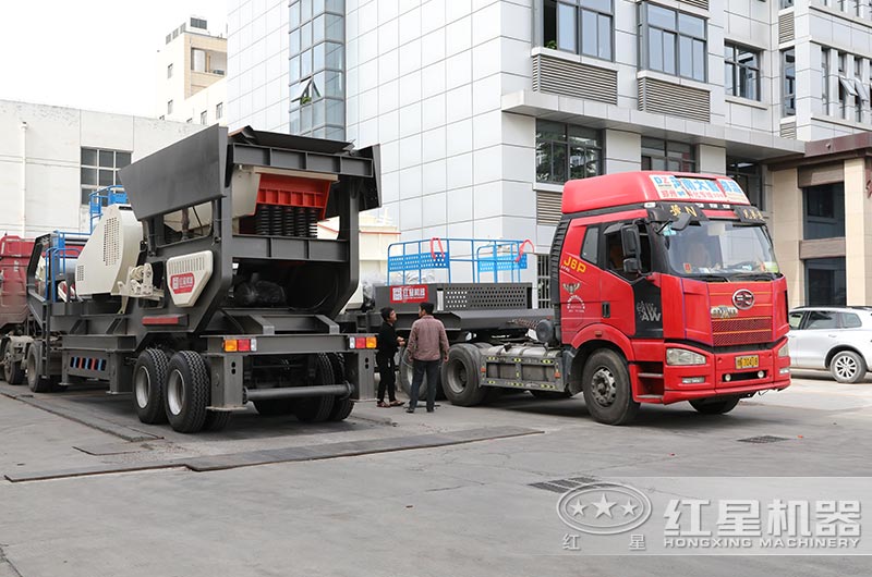 一套大型建筑垃圾粉碎機設備發貨 一套大型建筑垃圾粉碎機設備發貨