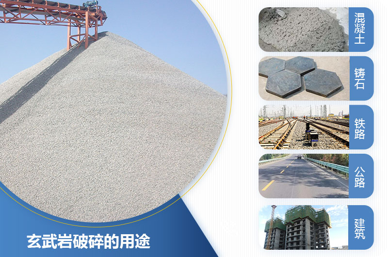 玄武巖破碎后應用領域 玄武巖破碎后應用領域