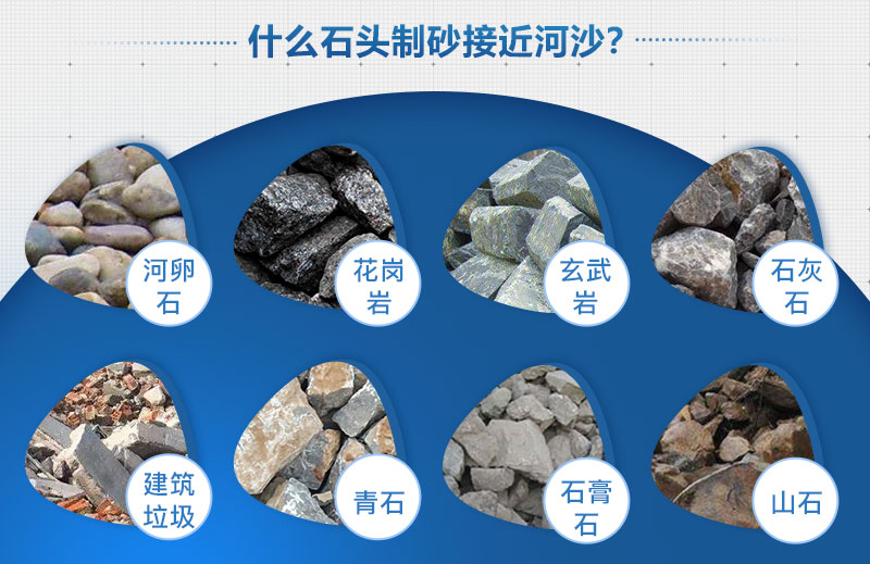 什么石頭制砂接近河沙 什么石頭制砂接近河沙