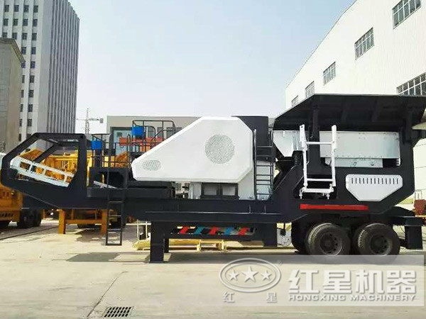 車載流動石子破碎機 車載流動石子破碎機