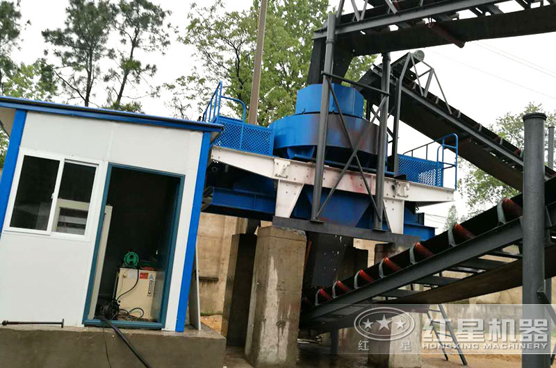 制砂生產線在電力的帶動下穩定作業 制砂生產線在電力的帶動下穩定作業
