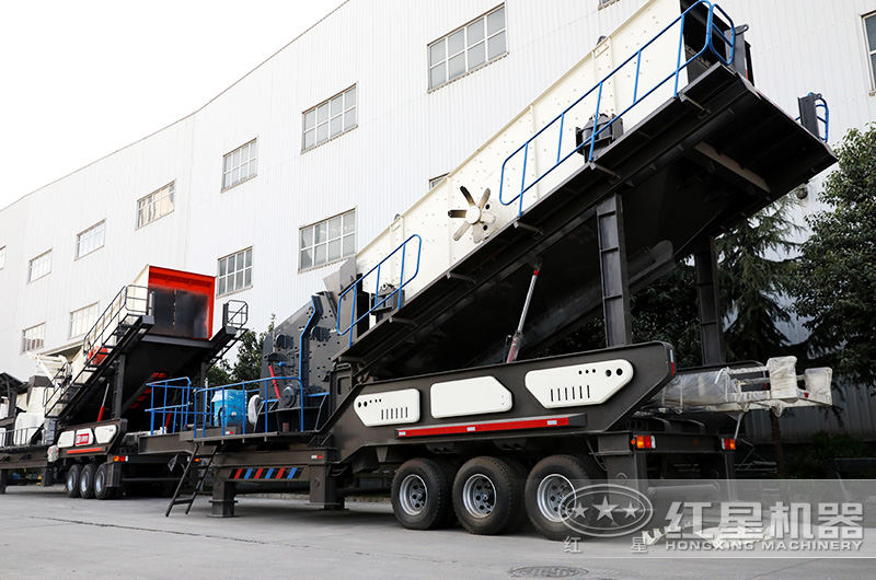 輪胎移動破碎機 輪胎移動破碎機