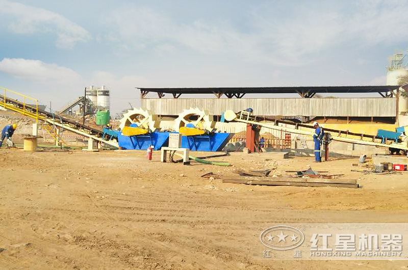 洗沙機作業現場 洗沙機作業現場