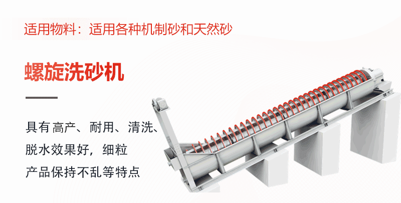 螺旋洗砂機(jī)工作原理 螺旋洗砂機(jī)工作原理