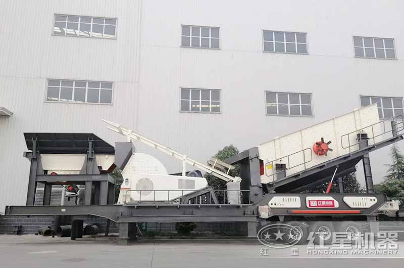 與給料機、破碎機一起搭載的新型車載可移動篩砂機 與給料機、破碎機一起搭載的新型車載可移動篩砂機