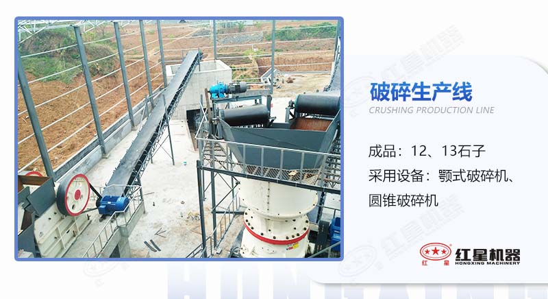 固定碎石設(shè)備雙機方案之一生產(chǎn)現(xiàn)場 固定碎石設(shè)備雙機方案之一生產(chǎn)現(xiàn)場