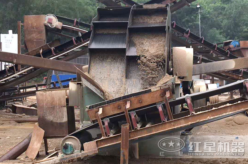 日賺一兩萬的洗沙廠生產機制砂現場 日賺一兩萬的洗沙廠生產機制砂現場
