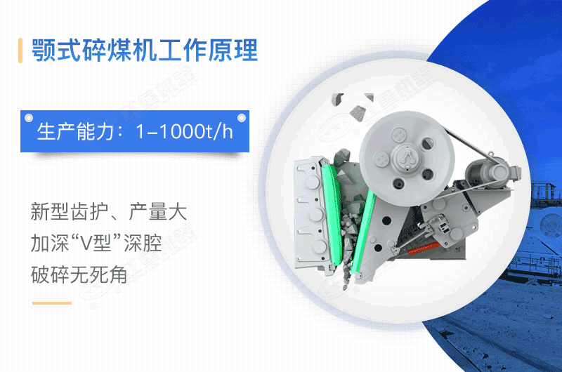 鄂式碎煤機工作原理 鄂式碎煤機工作原理