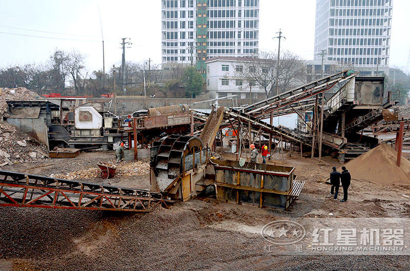 某客戶建筑垃圾處理廠工作現場 某客戶建筑垃圾處理廠工作現場