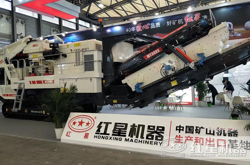 河南紅星智能履帶式移動破碎站 河南紅星智能履帶式移動破碎站