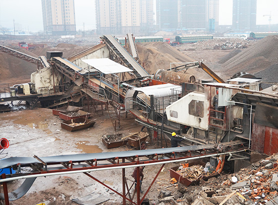 河南滎陽建筑垃圾處理生產(chǎn)線案例 河南滎陽建筑垃圾處理生產(chǎn)線案例